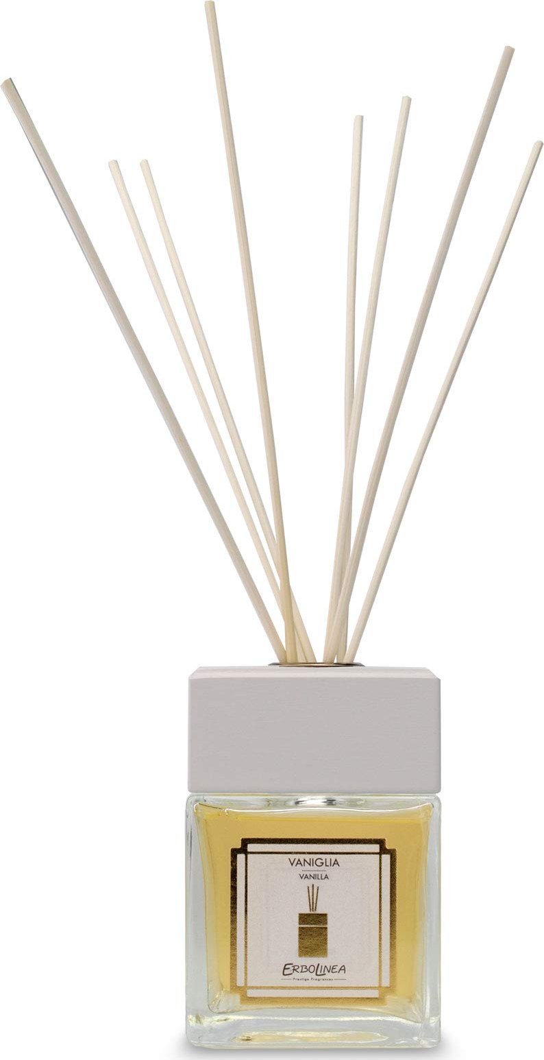 Dyfuzor zapachowy Aromika Erbolinea Kvapas namams su lazdelėmis Vaniglia, 200 ml ERBAMBVANIGL200