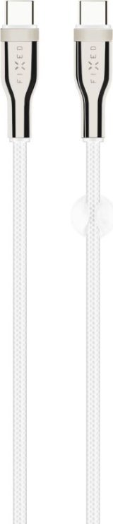 Kabel USB Fixed USB-C - USB-C 2 m Biały (FIXDB-CC2-WH)
