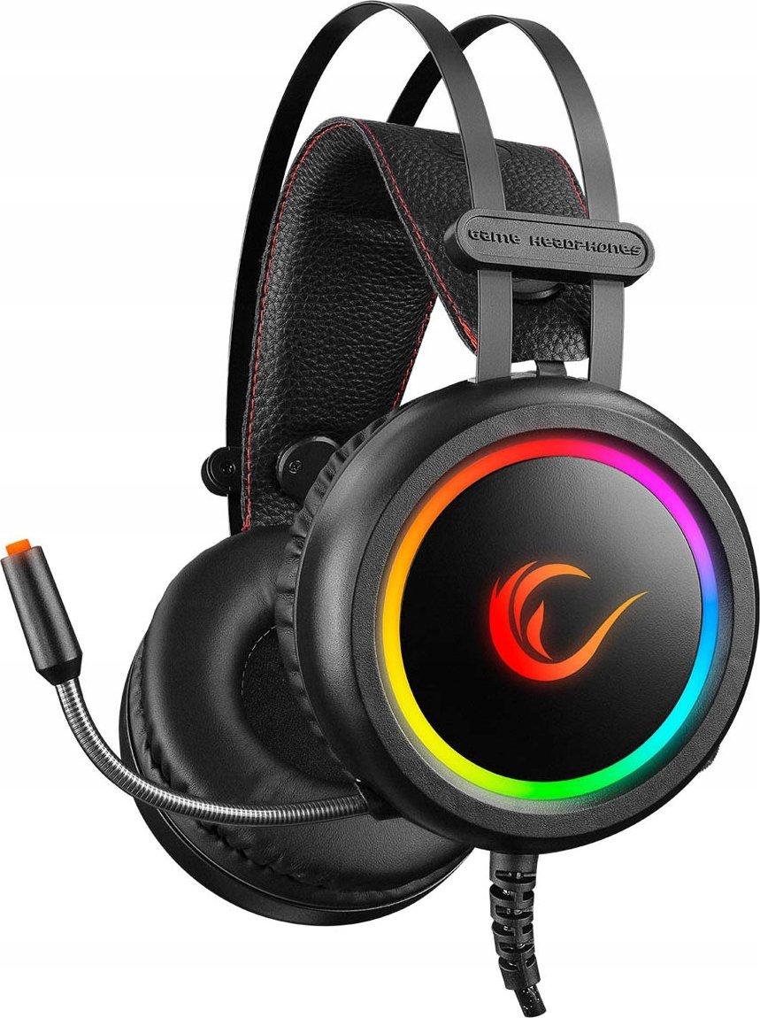 Słuchawki Rampage Stormy 7.1 Czarne (STORMY)