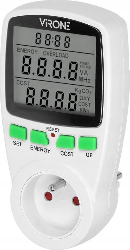 Virone Watomierz jednotaryfowy Virone EM-4 16A 3680W
