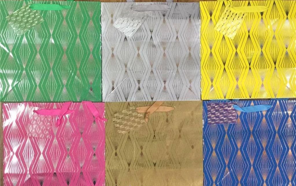 Panorama Torebka ozdobna złocona PL-5z romby mix