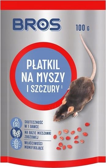 Bros Płatkil na myszy i szczury 100 g