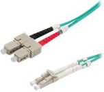 Value Patchcord światłowodowy OM3, LC/SC, 10m, turkusowy (21.99.8718)