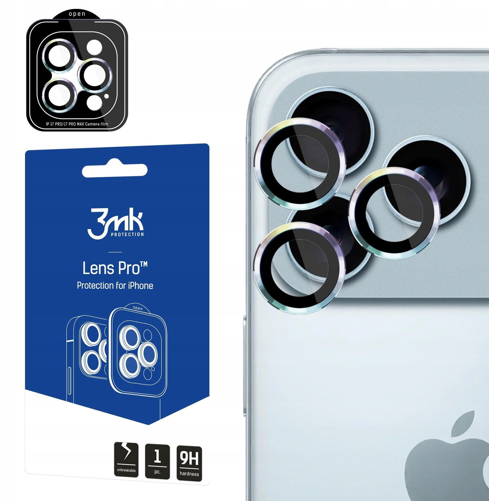 3mk Lens Protection Pro Rainbow pro Apple iPhone 17 Pro /17 Pro Max