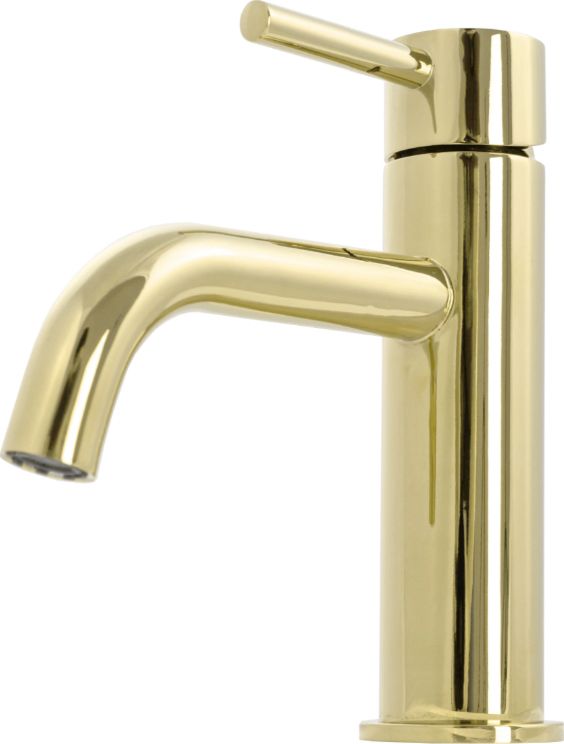 Bateria umywalkowa Rea Lungo stojąca złoty (REA-B4520)
