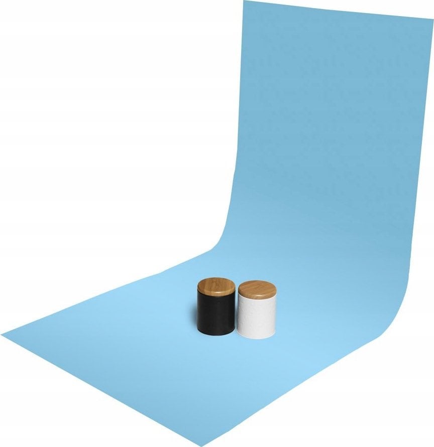 GlareOne GlareOne tło PVC 60x130cm - niebieskie