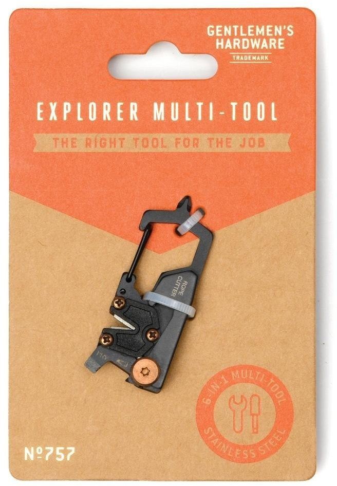 Multitool mini z karabińczykiem 6w1 Explorer