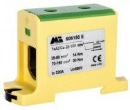 EM Group Złączka szynowa 1-torowa 35-240mm2 żółto-zielona EURO (606240 E)