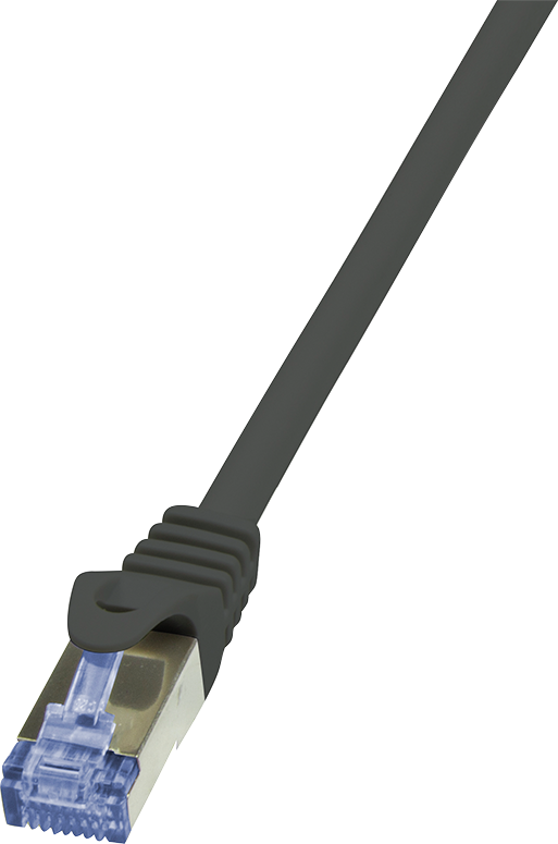 LogiLink CAT 6a Patchcord S/FTP Czarny 3m (CQ3063S)