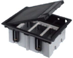 Kontakt-Simon Puszka SF podłogowa podwójna 4xK45 + SM202/9 szara (SF210/1)