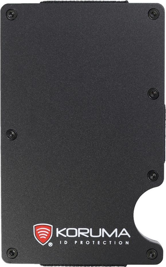 KORUMA Aluminiowe etui na karty antyRFID - Koruma (KUK-68CBL) Uniwersalny