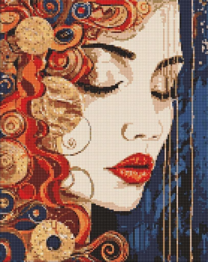 Diamentowa mozaika - Piękna dziewczyna 40x50cm