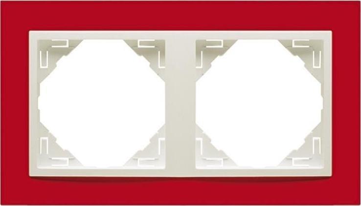 Efapel EFAPEL ANIMATO RAMKA 2-KROTNA CZERWONY LODOWY 90920 TVG