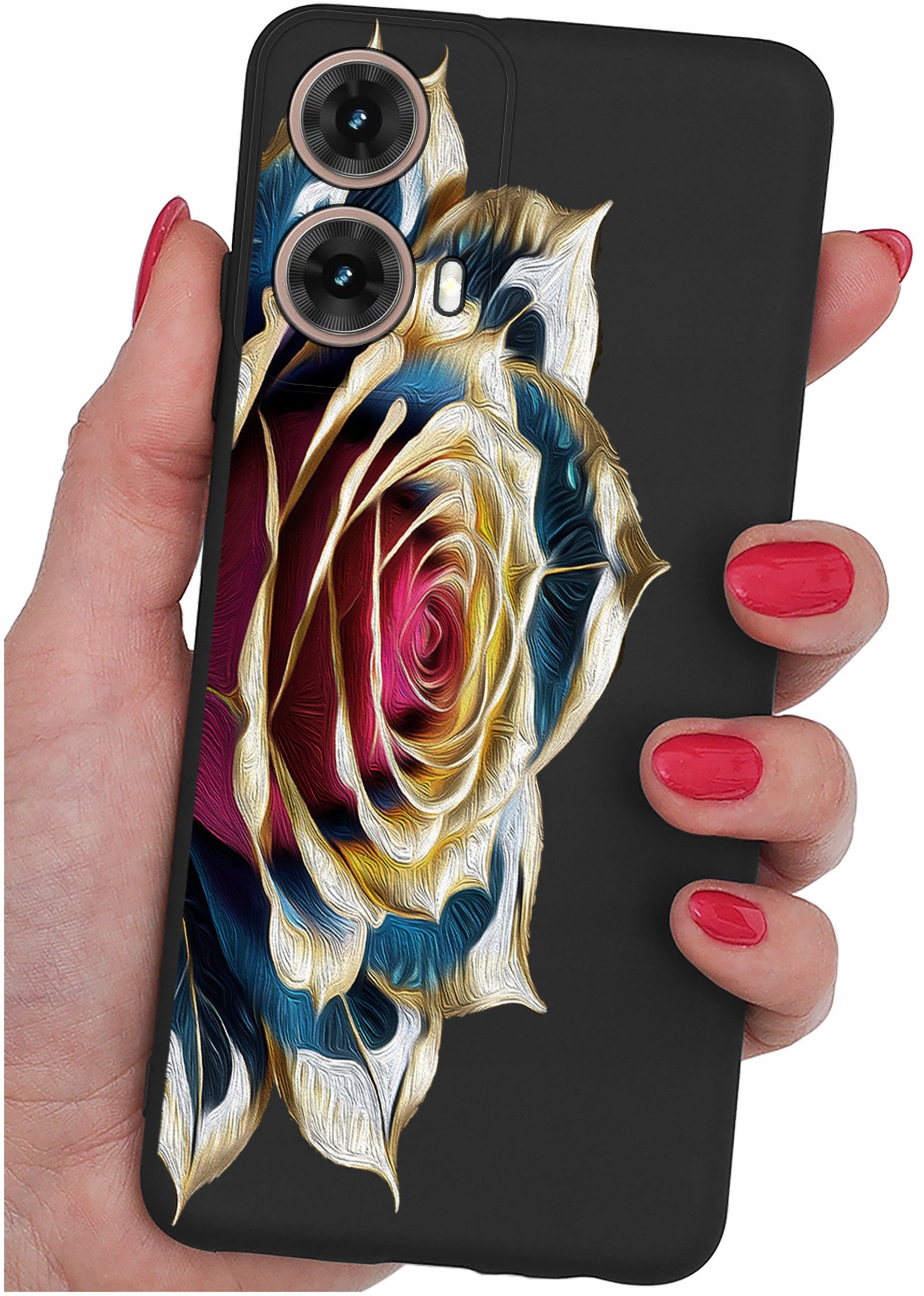 Etui do Motorola Moto G85 5G WZORY |SILIKONOWE MATT CASE