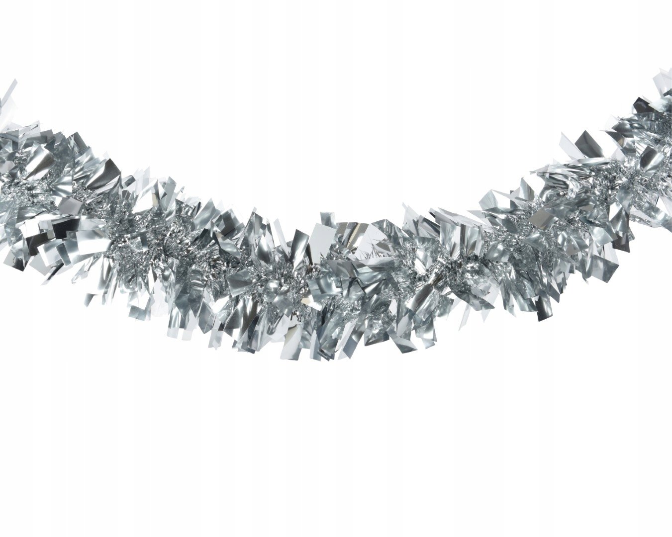Girlanda choinkowa łańcuch srebrny 15x200cm 1szt