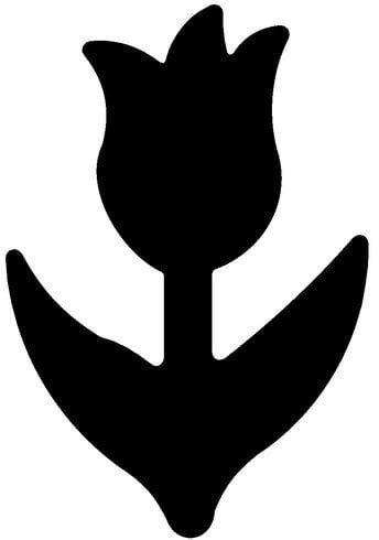 WEDO Motivlocher groß Blume Ausstanzung 1,7 x 2,5 cm gr/or