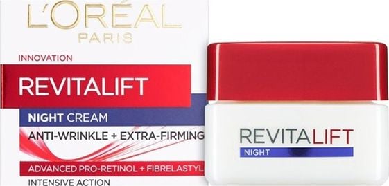 L’Oreal Paris L'Oreal Paris Revitalift Night Krem przeciwzmarszczkowo-ujędrniający 40+ na noc 50ml