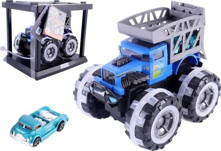 Pro Kids Pojad w klatce - Monster niebieski z autkiem