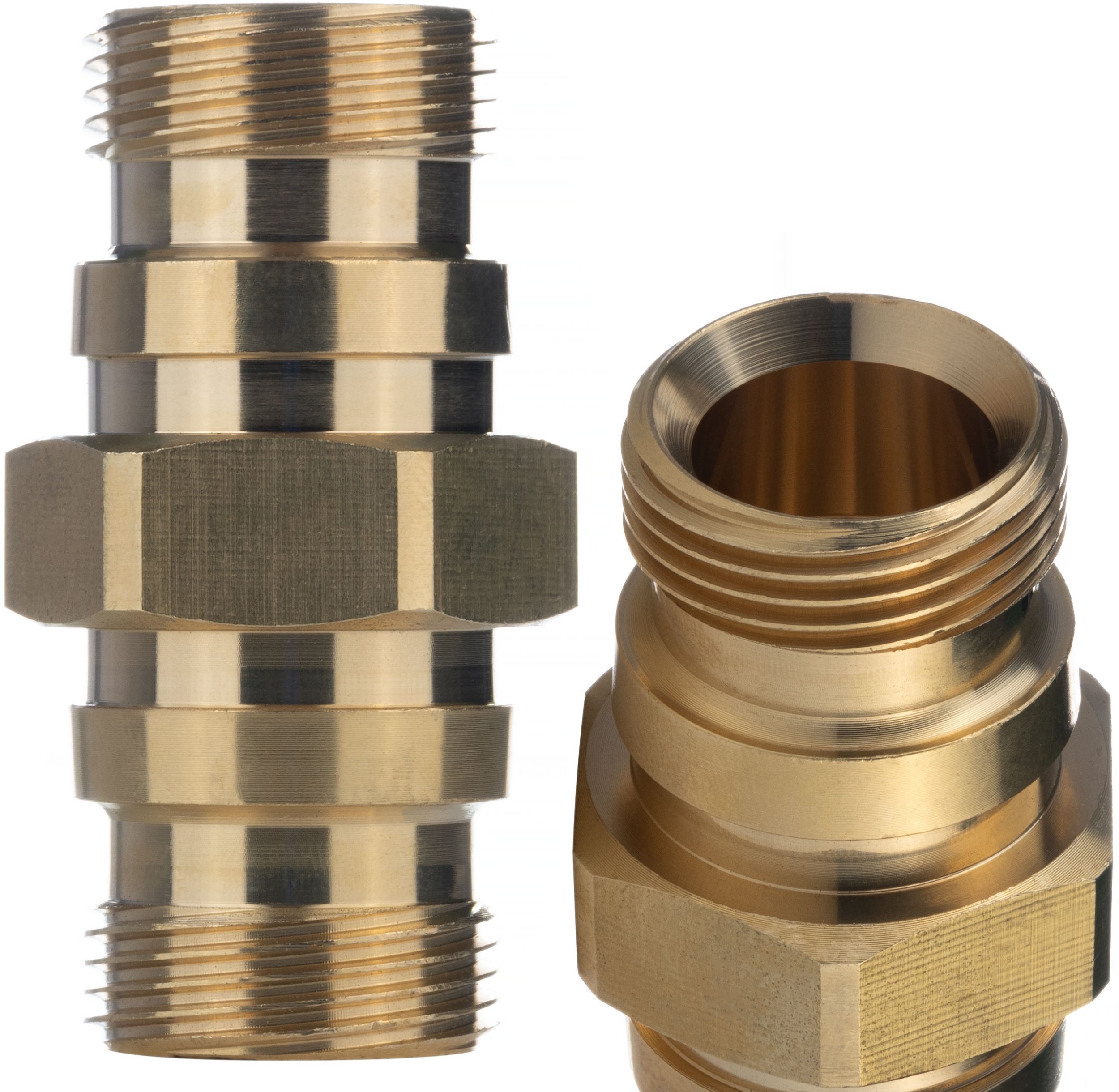 Myjka ciśnieniowa Rosfix ADAPTER ZŁĄCZKA EASY!LOCK 2X TR22M gwint zewnętrzny mosiężny KARCHER HD HDS