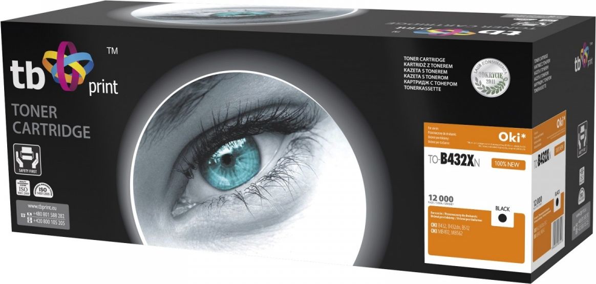 Toner TB Print Black Zamiennik 45807111 (TO-B432XN)