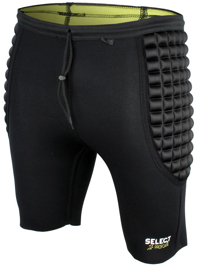Select Spodenki piłkarskie ściągające bramkarskie czarne r. XXL (6420)