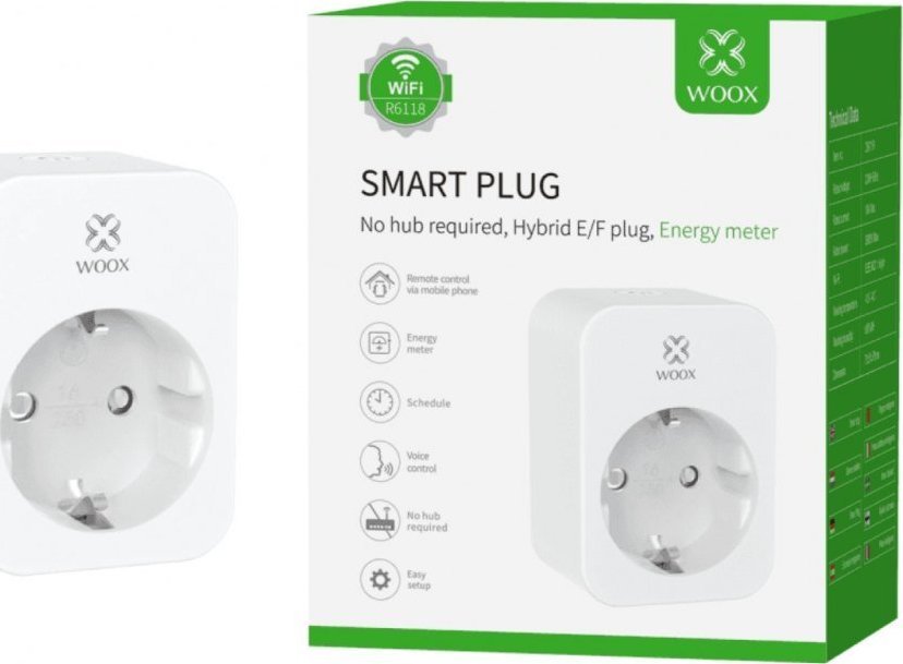 Woox Woox Smart Gniazdko 16A z pomiarem zużycia energii R6118
