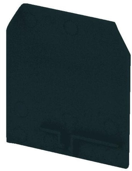 Płytka skrajna do złączek ZUG-G2,5 i ZUG-G4 czarny PSU-4 A41-0103
