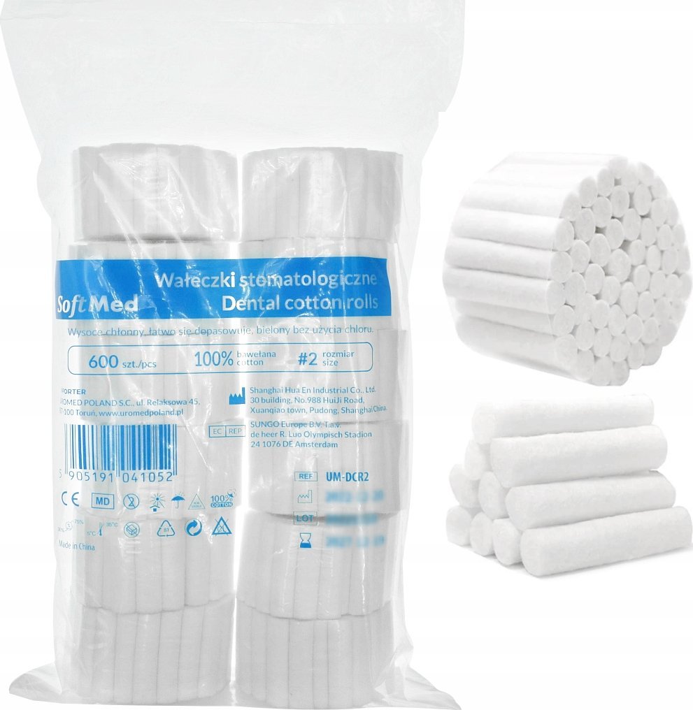 Activeshop Jednorazowe separatory bawełniane 600 szt.