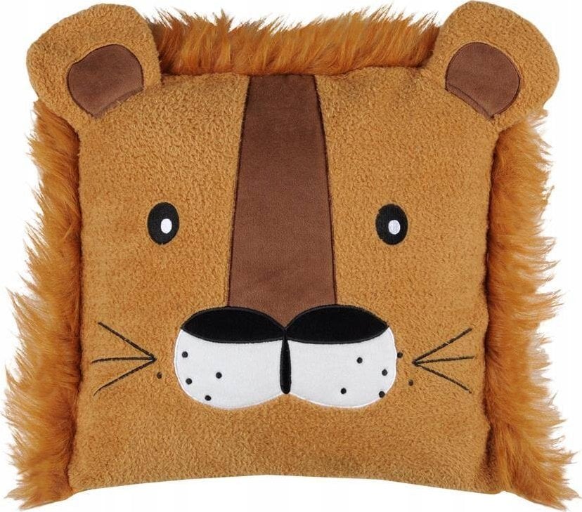 Poduszka dziecięca z uszkami ZIMBA lewek 40 x 40 cm