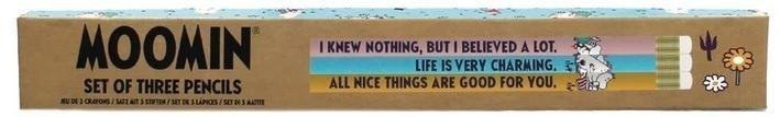 Muminki Ołówki 3szt