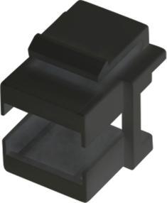 Alantec Adapter mocowania typu keystone pod adapter SC simplex / LC duplex, kolor czarny (MKA-SC-C)