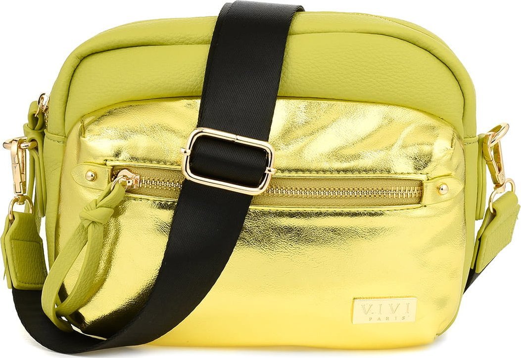 Vivi Paris Torebka Damska na Ramię Vivi Paris Żółta