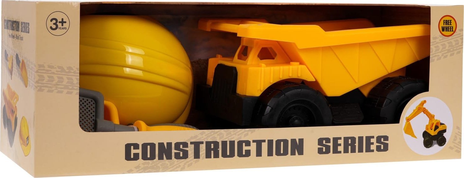 Ramiz Pojazd Budowlany z Kaskiem + Akcesoria