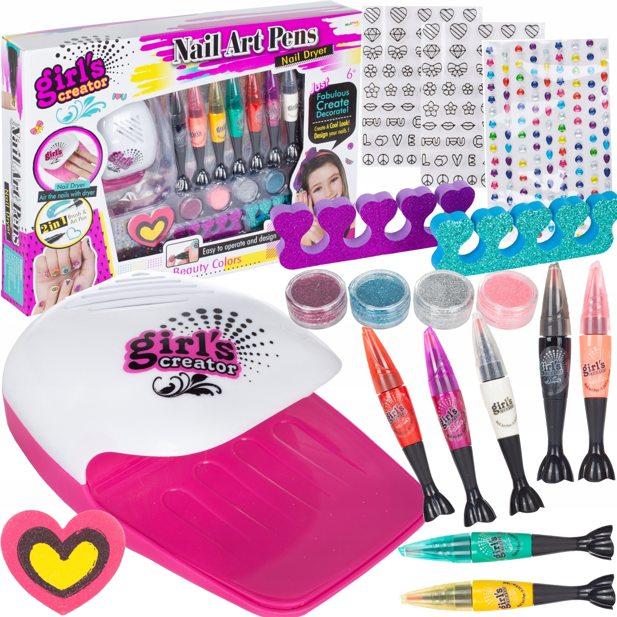 Zestaw Pisaków do Ozdabiania i Stylizacji Paznokci