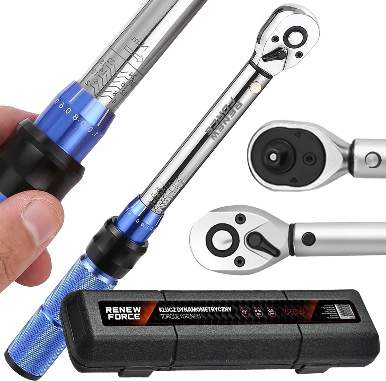 KLUCZ DYNAMOMETRYCZNY 10-60Nm