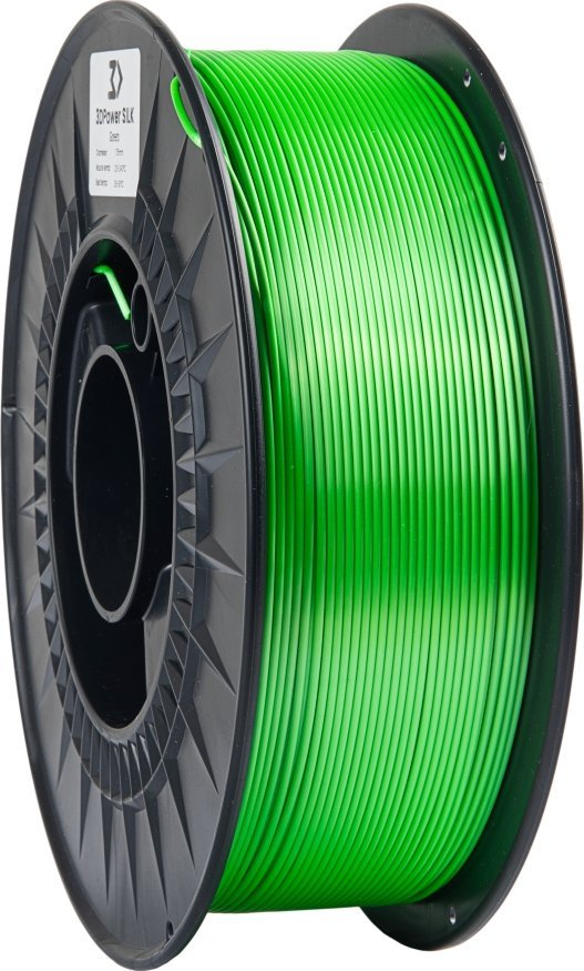 3DPower Filament 3DPower PLA SILK 1.75mm Zielony 1kg