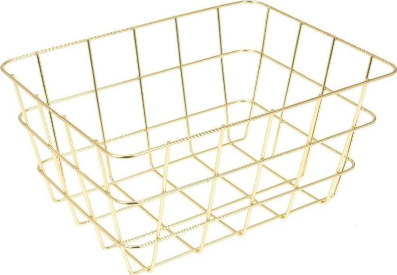 Excellent Houseware Koszyk na owoce warzywa kosz patera miska ZŁOTY uniwersalny