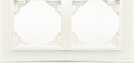 Efapel EFAPEL CRYSTAL RAMKA 2-KR. SZKŁO LODOWY 90920 TCG