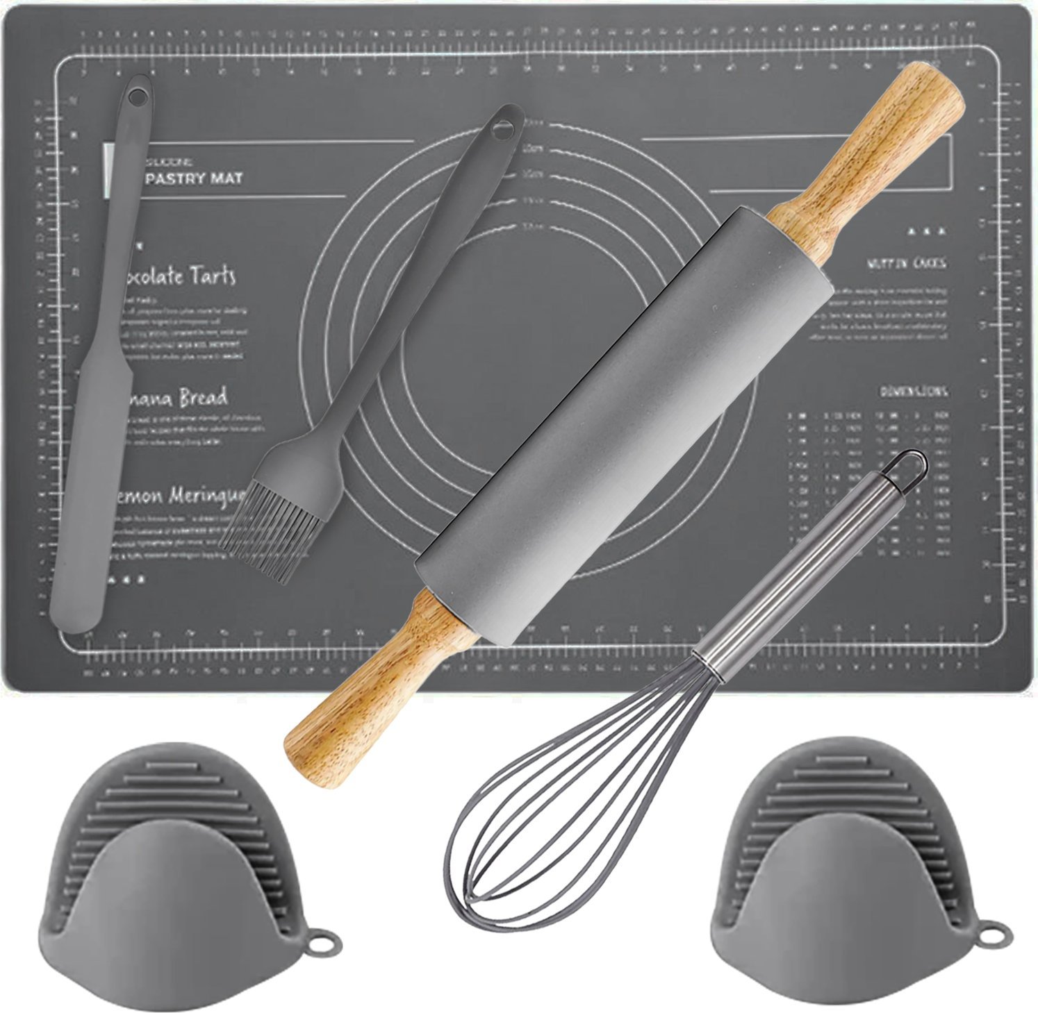 STOLNICA SILIKONOWA + ZESTAW AKCESORIÓW COOKIE-SET-XXL