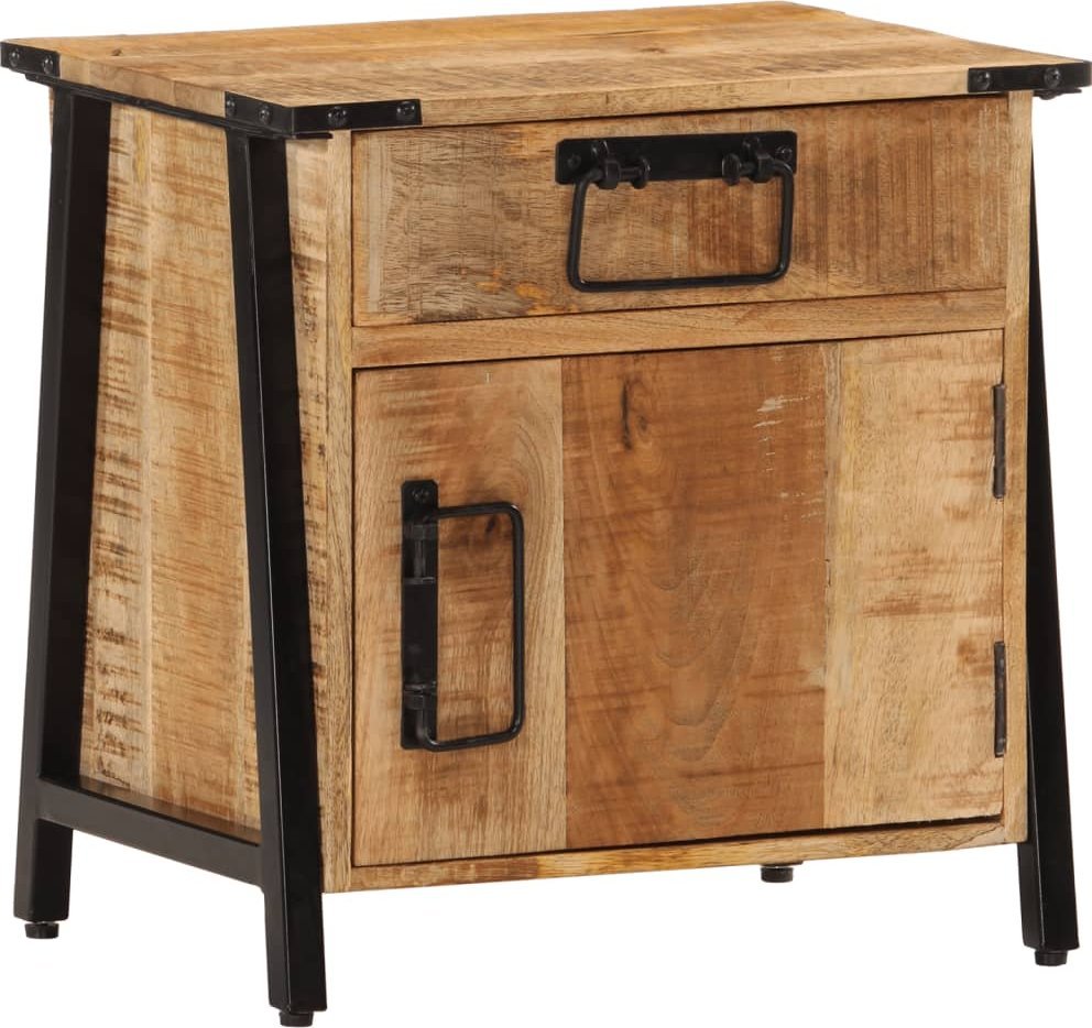 vidaXL Szafka nocna, 40x30x42 cm, lite drewno mango