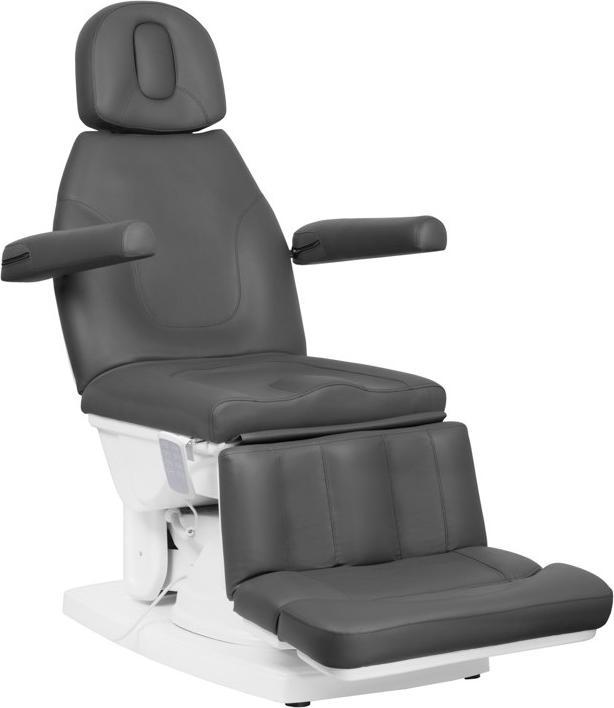 Activeshop FOTEL KOSMETYCZNY PODOLOOGICZNY ELEKTR. KATE 4 SILN. SZARY