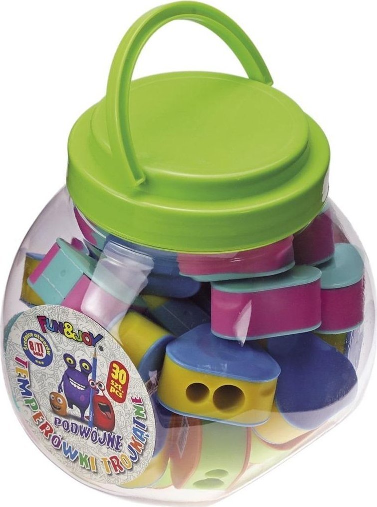 Keyroad Temperówki trójkątne podwójne (30szt)