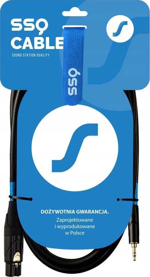 Kabel SSQ XLR żeński / Jack stereo 3.5