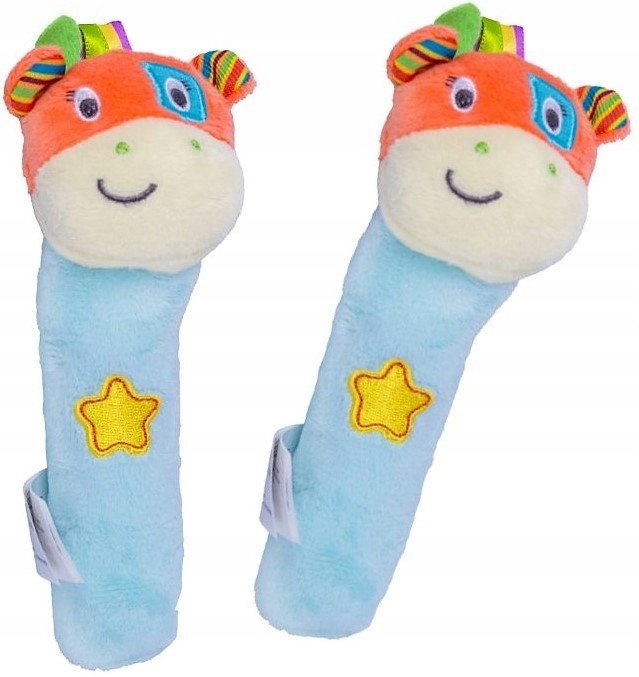 SMILY PLAY Piszczek miękka grzechotka żyrafa