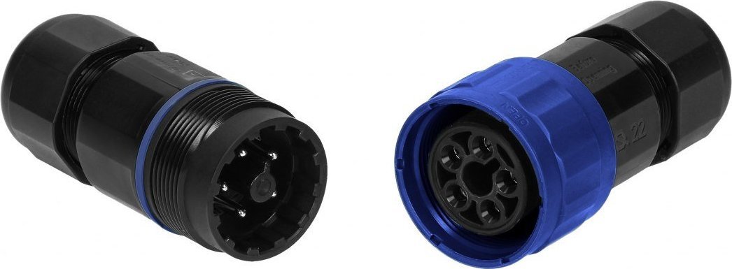 Orno Konektor kablowy, gniazdo-wtyczka, 5x4mm2, IP68, 10 sztuk
