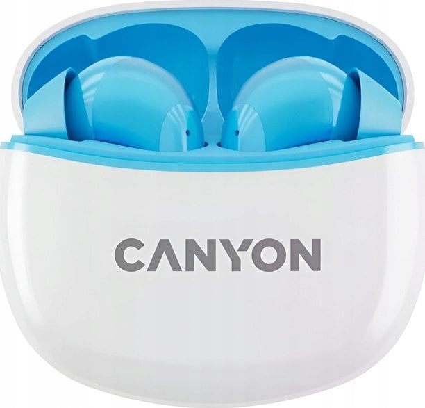 Słuchawki Canyon CANYON Słuchawki dokanałowe TWS-5 Etui Niebieskie