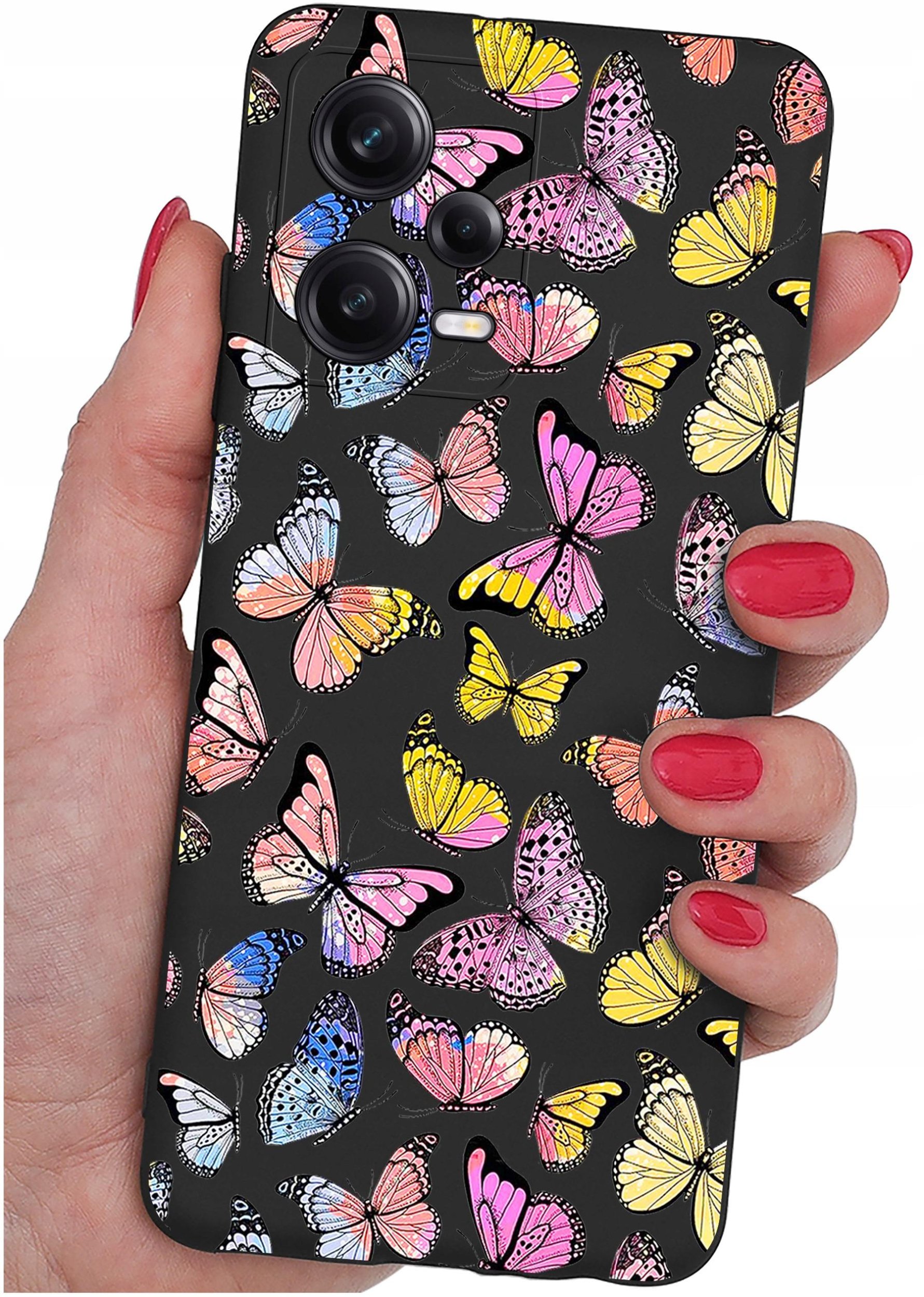 krainaGSM ETUI do Xiaomi Redmi Note 12 5G | Poco X5 5G | wzory | SILIKONOWE MATT SZKŁO