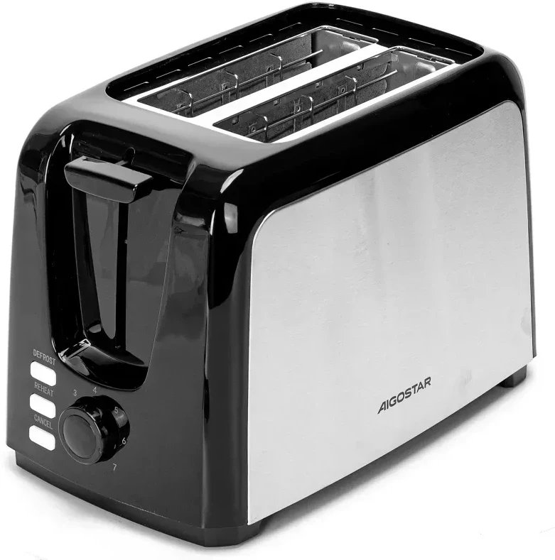 Wielofunkcyjny toster EASTON 7 stopni opiekania 750W na dwie kromki