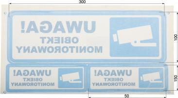 NAKLEJKA N-KPL-1/R KOMPLET