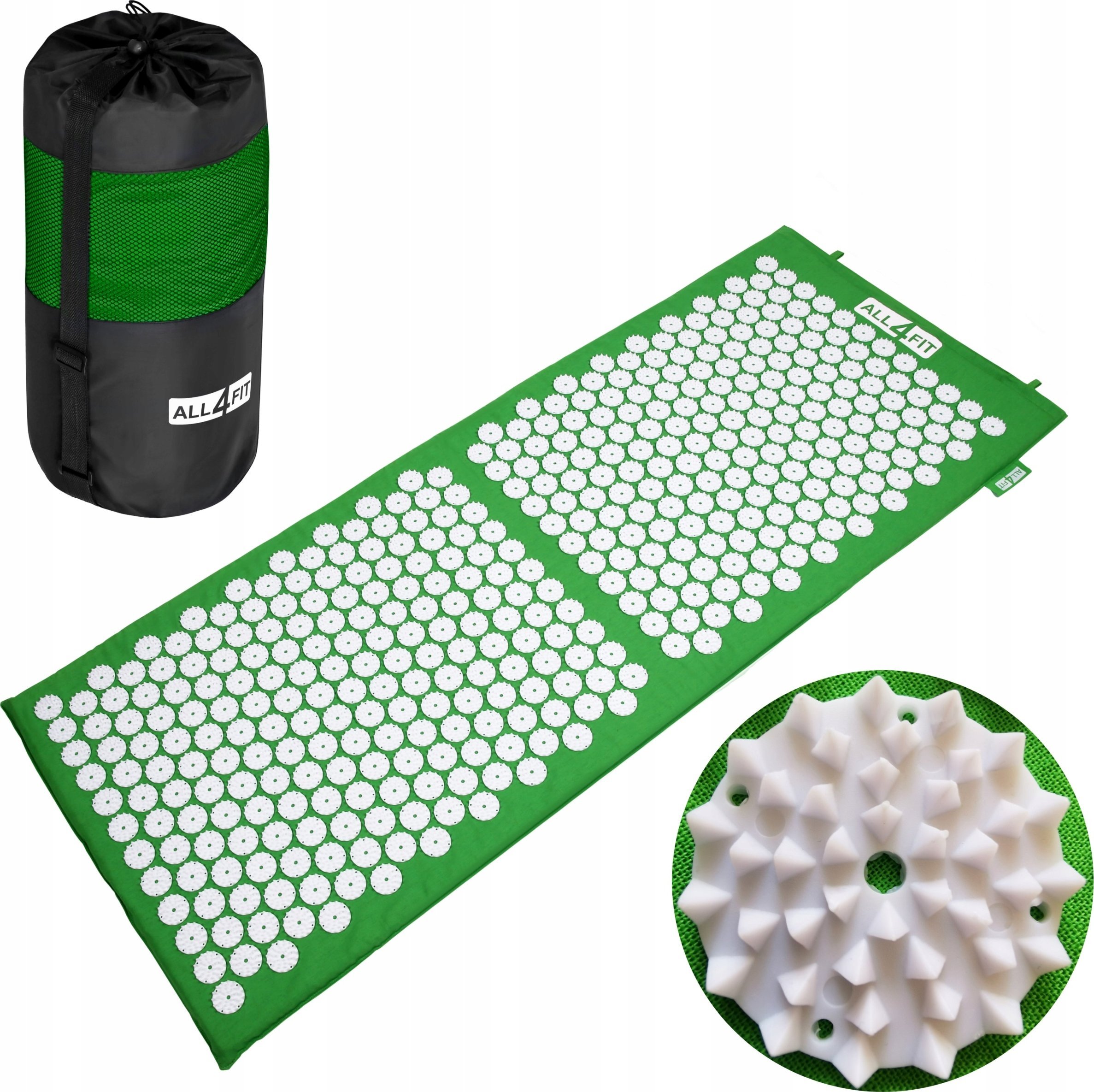 DUŻA MATA DO AKUPRESURY Z KOLCAMI ROZMIAR XXL SKUTECZNA NA BÓL Z POKROWCEM